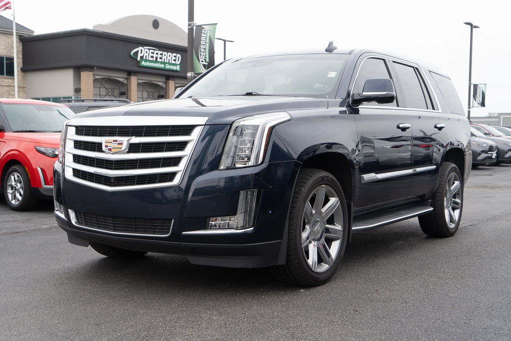 Dark Adriatic Blue Metallic 2019 Cadillac Escalade Luxury 4WD SUV / Crossover Four-Wheel Drive Automatic