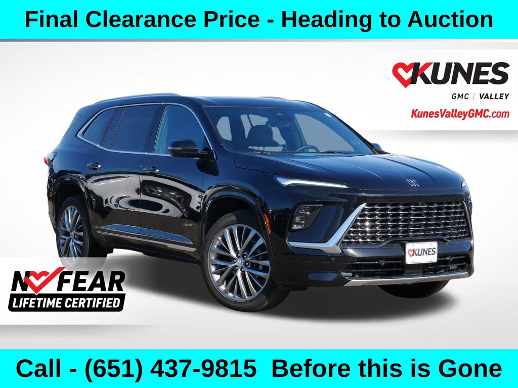 Black (Ebony Twilight Metallic) 2025 Buick Enclave Avenir AWD SUV / Crossover Four-Wheel Drive 8-Speed Automatic
