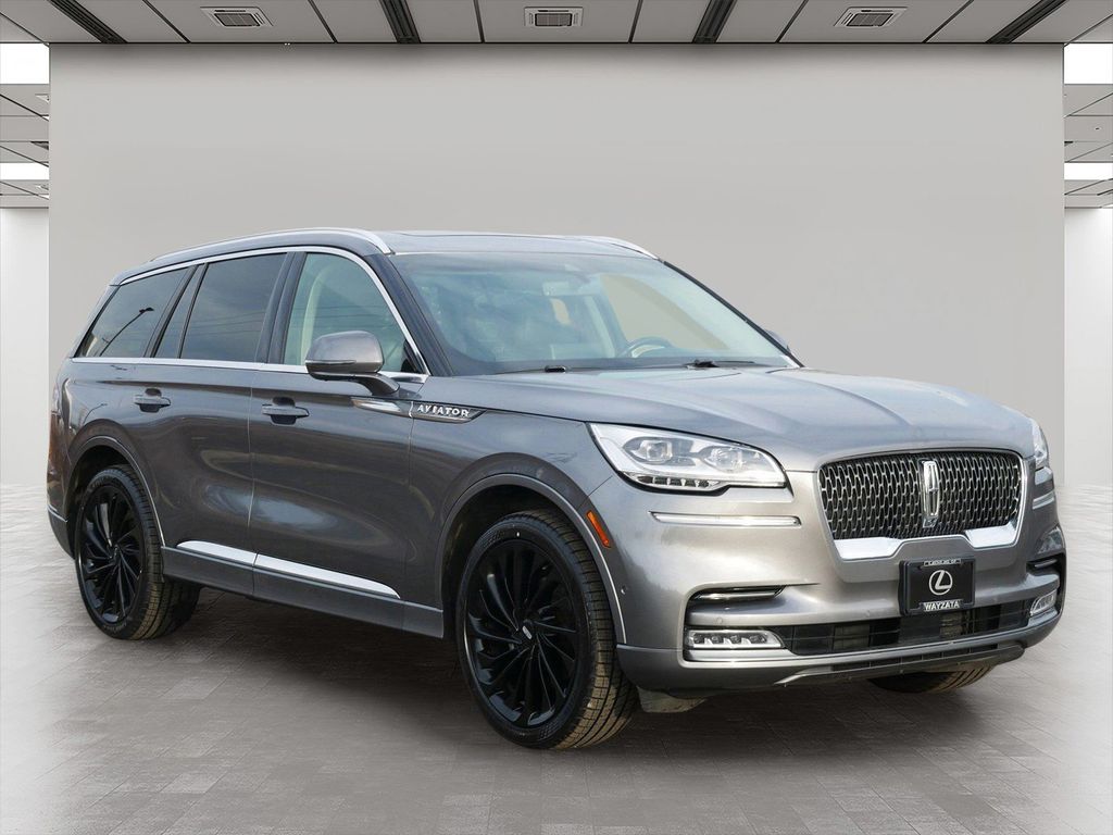 Asher Gray Metallic Clearcoat 2022 Lincoln Aviator Reserve AWD SUV / Crossover All-Wheel Drive Automatic