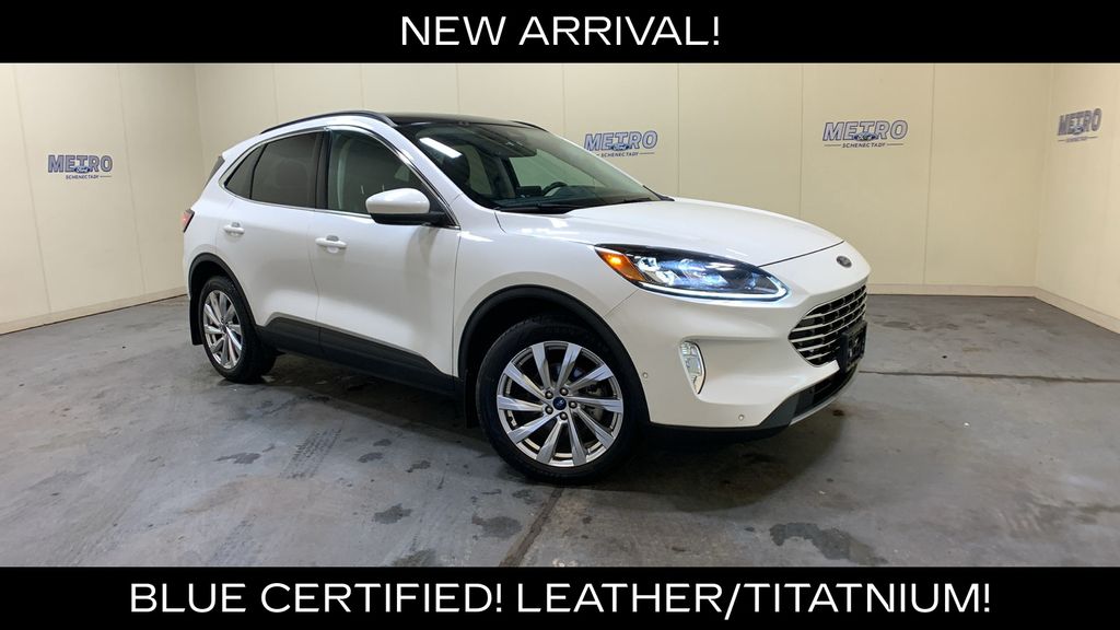 White Metallic 2022 Ford Escape SUV / Crossover All-Wheel Drive 8-Speed Automatic