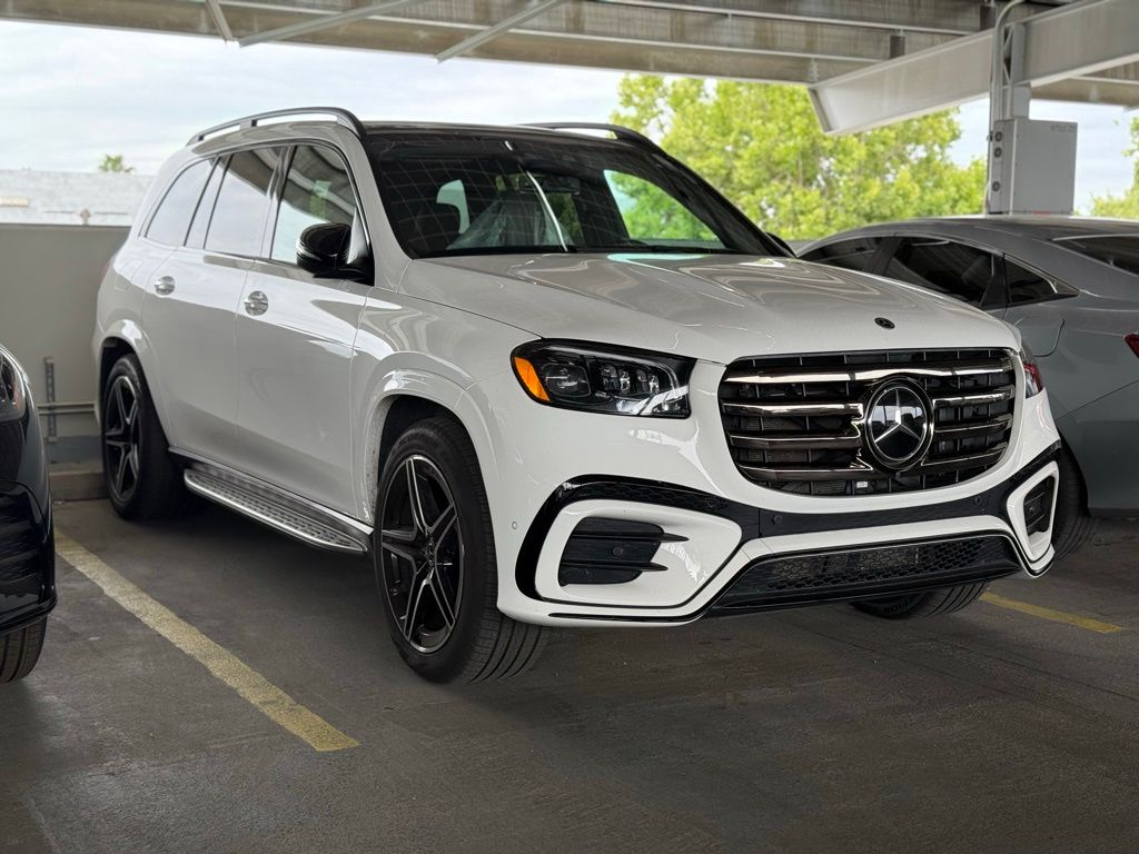 Polar White 2024 Mercedes-Benz GLS 450 4MATIC SUV / Crossover All-Wheel Drive 9-Speed Automatic