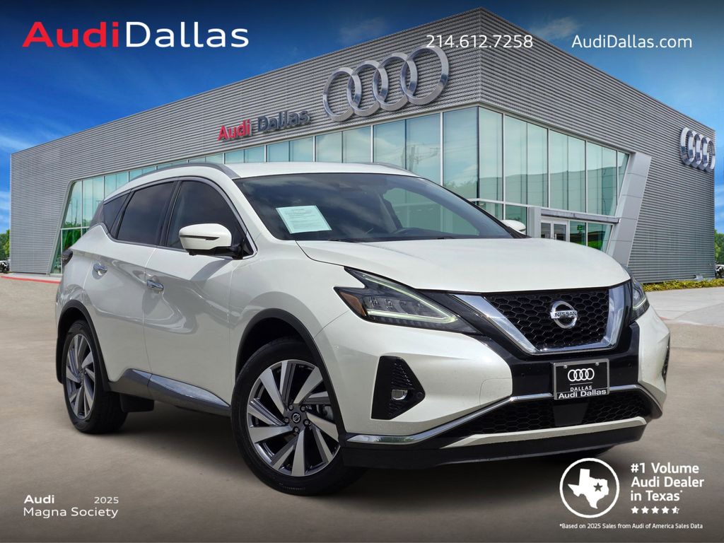 Pearl White Tricoat 2021 Nissan Murano SL AWD SUV / Crossover All-Wheel Drive Continuously Variable Transmission