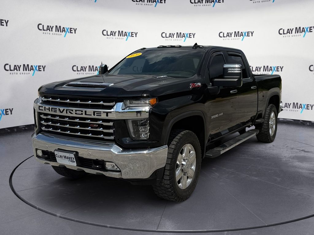 Black 2020 Chevrolet Silverado 3500HD Pickup Truck Four-Wheel Drive Automatic