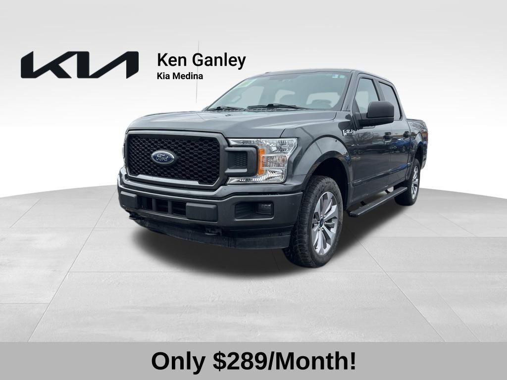 Gray (Magnetic Metallic) 2018 Ford F-150 XL SuperCrew 4WD Pickup Truck Four-Wheel Drive Automatic