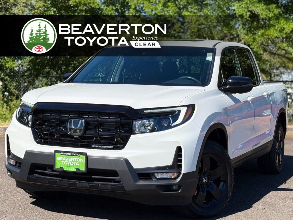 Platinum White Pearl 2025 Honda Ridgeline Pickup Truck All-Wheel Drive 9-Speed Automatic