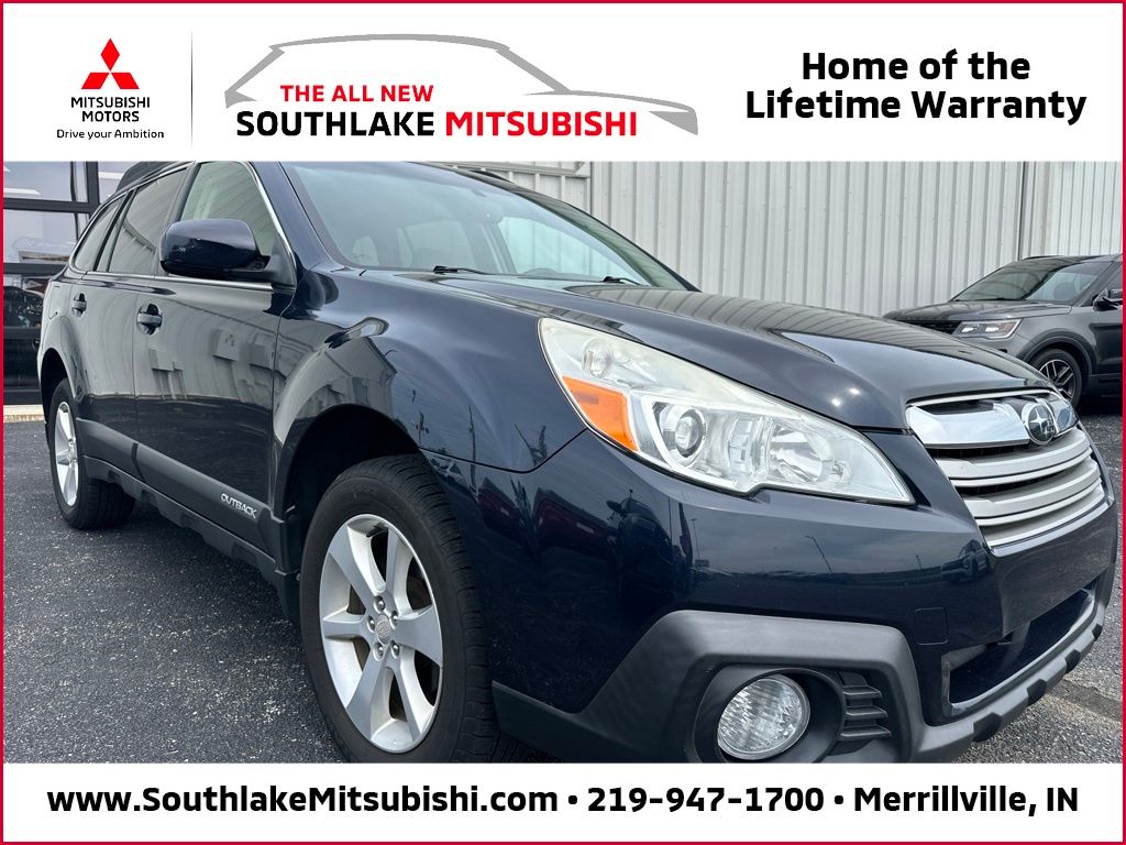 Blue (Deep Indigo Pearl) 2014 Subaru Outback Wagon All-Wheel Drive Continuously Variable Transmission