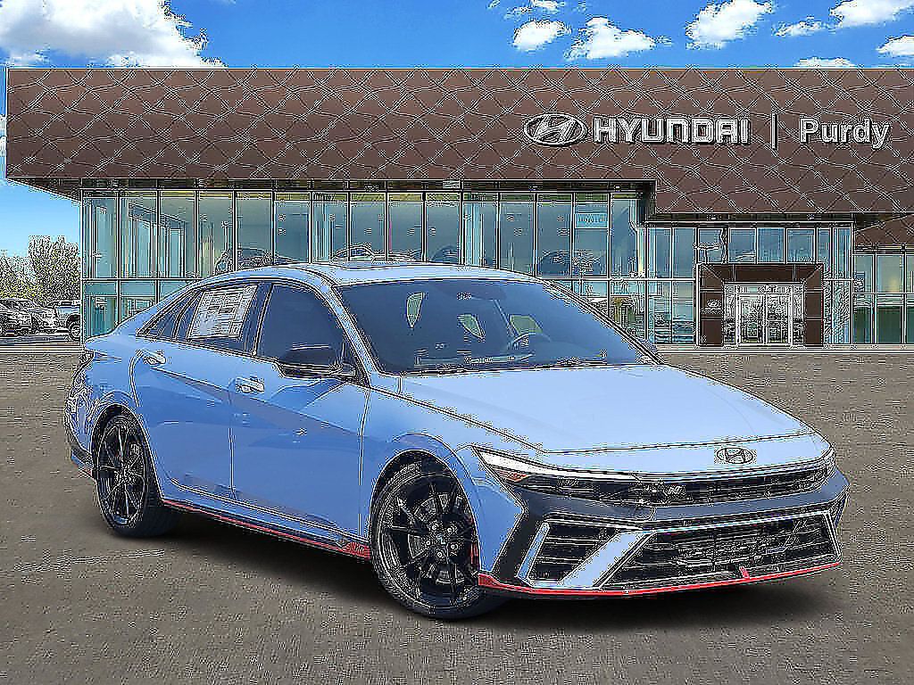 Performance Blue 2026 Hyundai Elantra N Sedan Front-Wheel Drive 8-Speed Automatic