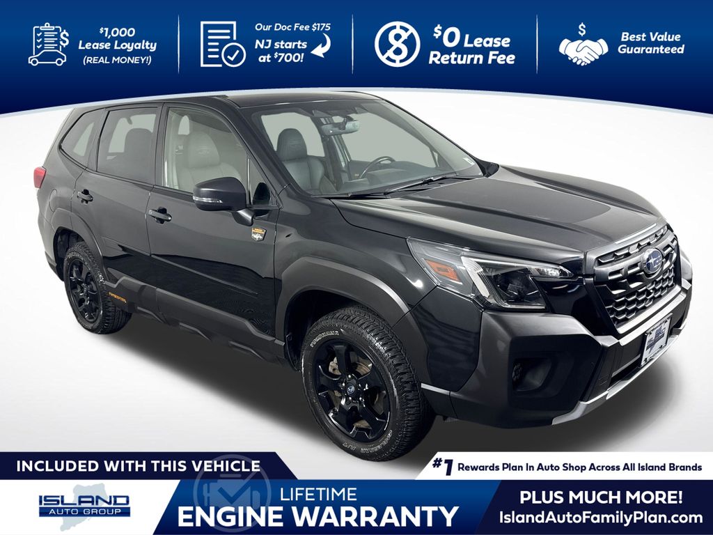 Crystal Black Silica 2023 Subaru Forester SUV / Crossover All-Wheel Drive Continuously Variable Transmission