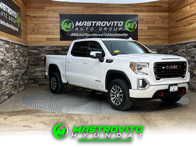 Summit White 2021 GMC Sierra 1500 AT4 Crew Cab 4WD Pickup Truck Four-Wheel Drive Automatic