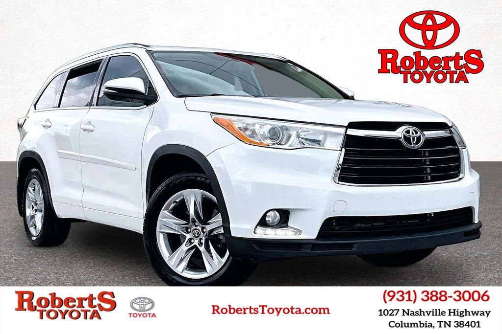 White (Blizzard Pearl) 2016 Toyota Highlander SUV / Crossover Front-Wheel Drive 6-Speed Automatic Overdrive