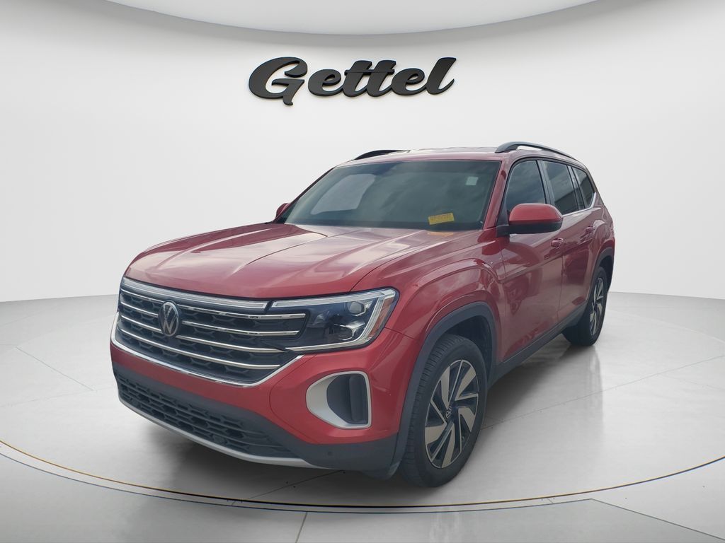 Red Metallic 2024 Volkswagen Atlas SUV / Crossover Front-Wheel Drive 8-Speed Automatic