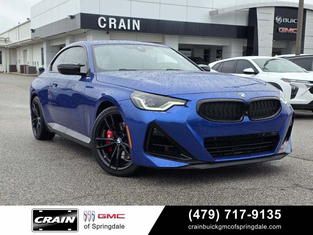 Portimao Blue Metallic 2023 BMW 2 Series M240i xDrive Coupe AWD Coupe All-Wheel Drive 8-Speed Automatic