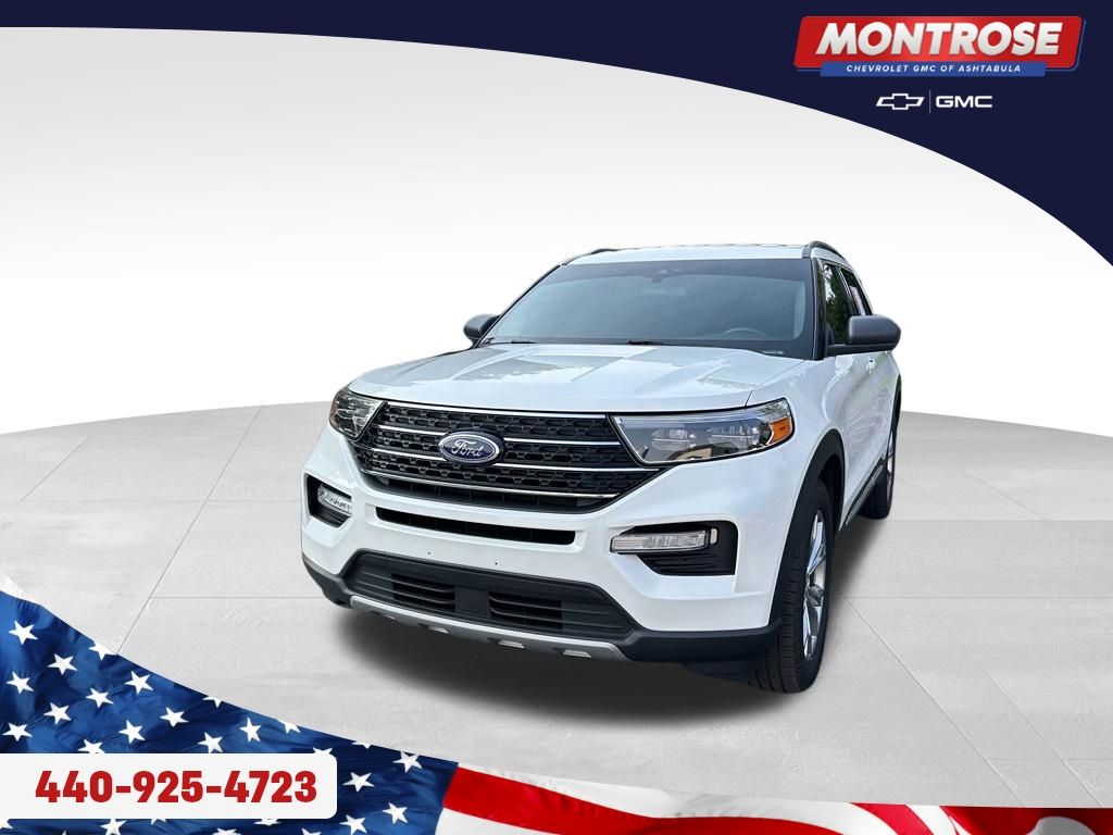 White Metallic 2020 Ford Explorer SUV / Crossover All-Wheel Drive Automatic