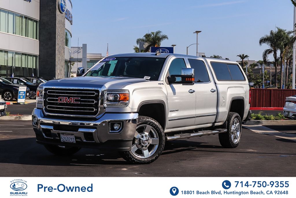 Quicksilver Metallic 2016 GMC Sierra 2500HD Pickup Truck Four-Wheel Drive 6-Speed Automatic
