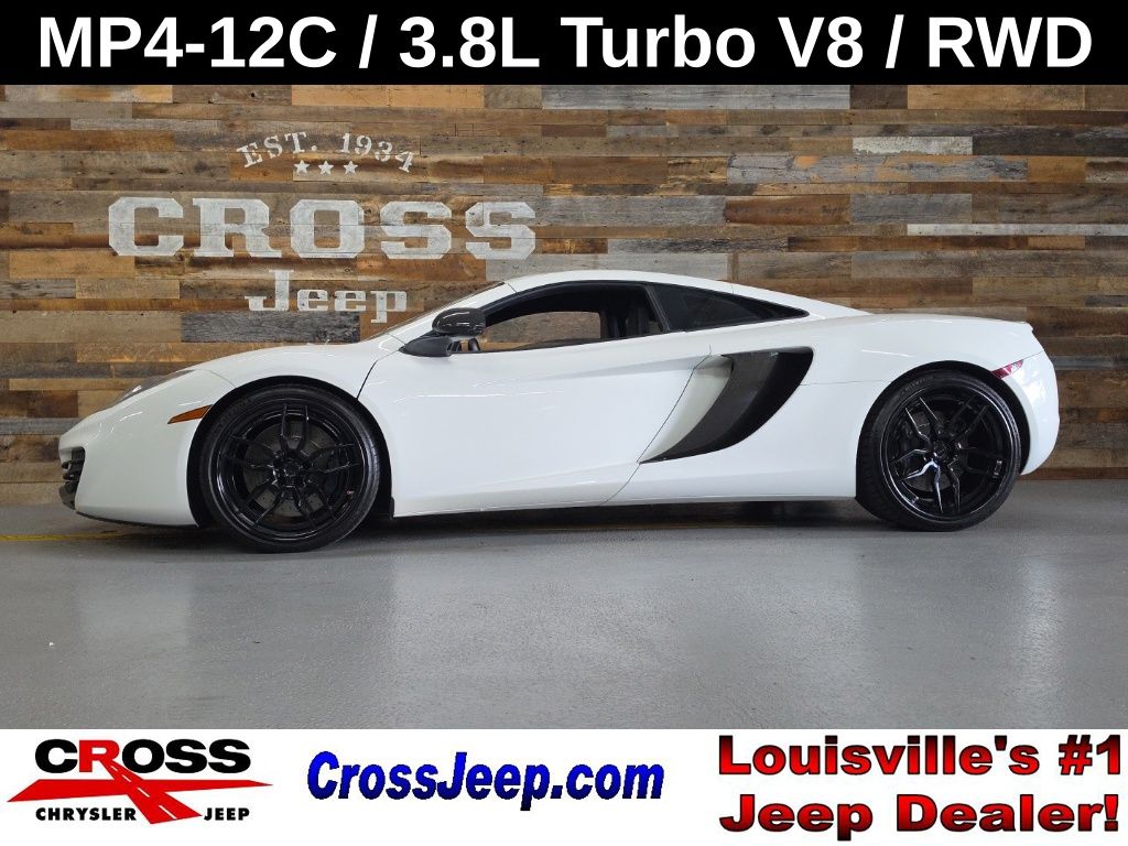 White 2012 McLaren MP4-12C Coupe Rear-Wheel Drive 7-Speed Automatic