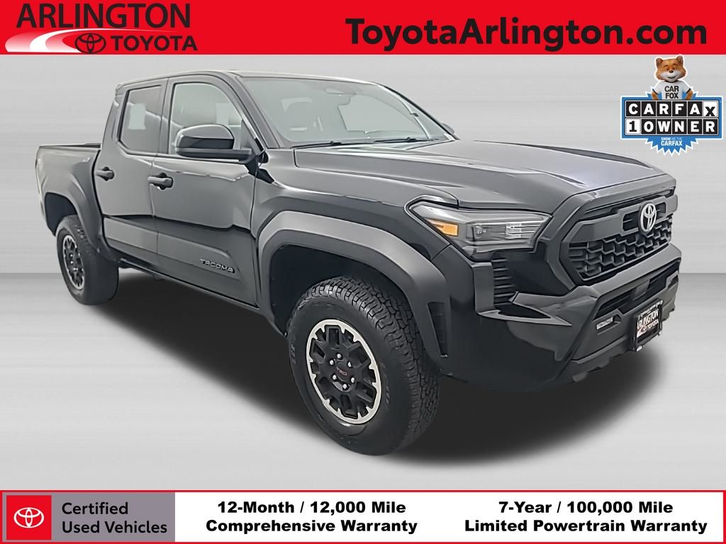 Black 2025 Toyota Tacoma Pickup Truck Four-Wheel Drive 8-Speed Automatic