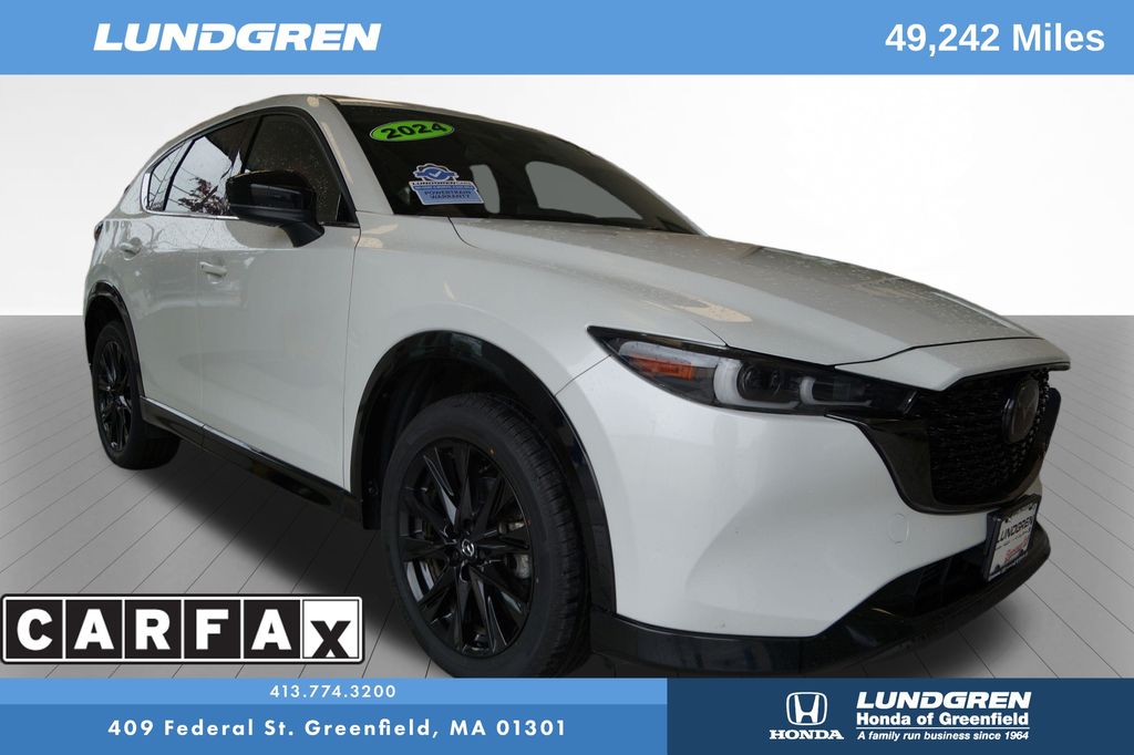 Rhodium White Metallic 2024 Mazda CX-5 SUV / Crossover All-Wheel Drive 6-Speed Automatic