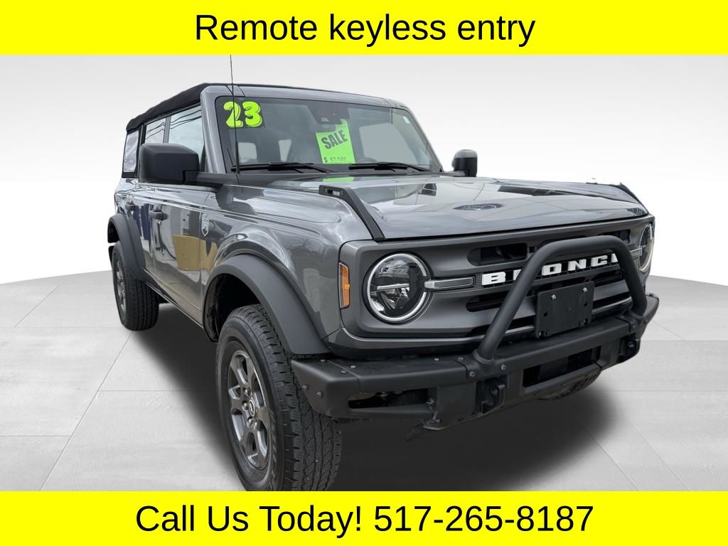 Carbonized Gray Metallic 2023 Ford Bronco Big Bend 4-Door 4WD SUV / Crossover Four-Wheel Drive Automatic