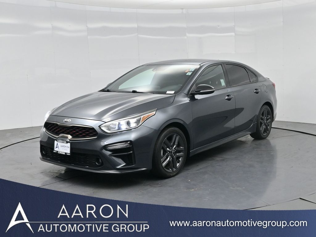 Gravity Gray 2021 Kia Forte Sedan Front-Wheel Drive Continuously Variable Transmission