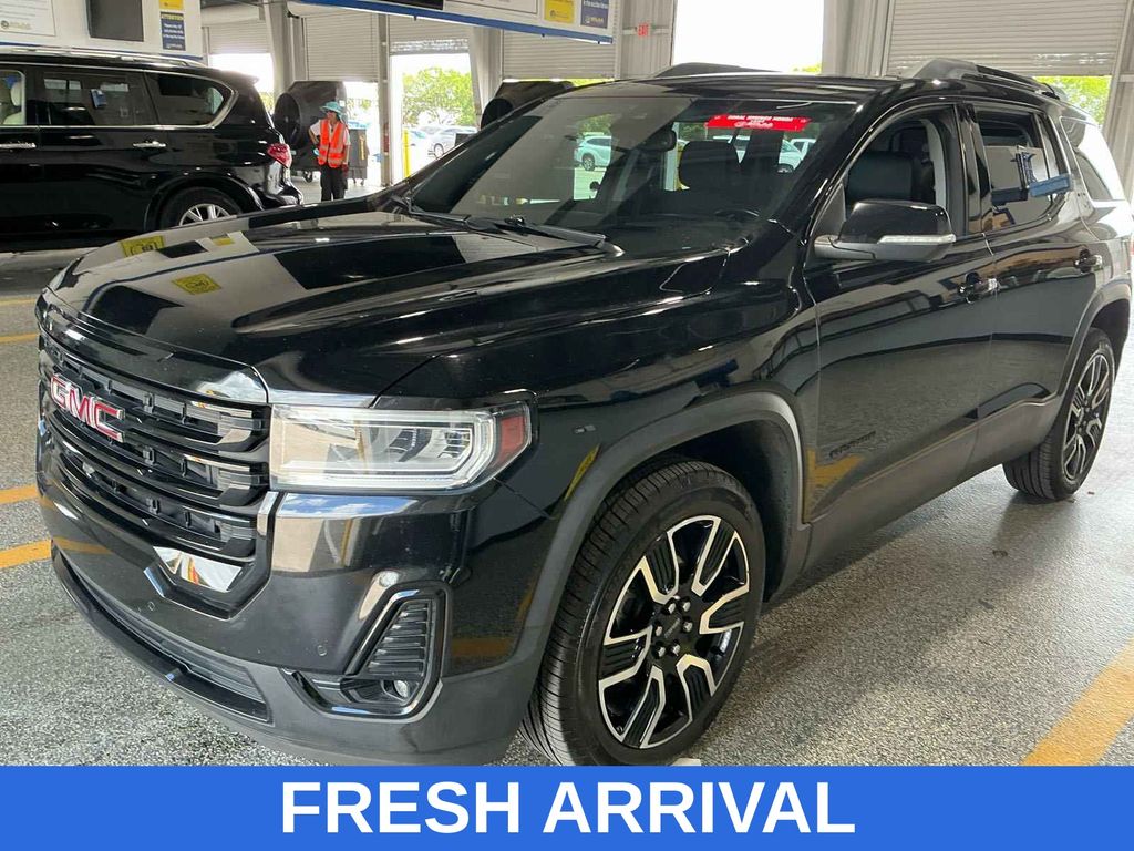 Black (Ebony Twilight Metallic) 2021 GMC Acadia SLT FWD SUV / Crossover Front-Wheel Drive 9-Speed Automatic