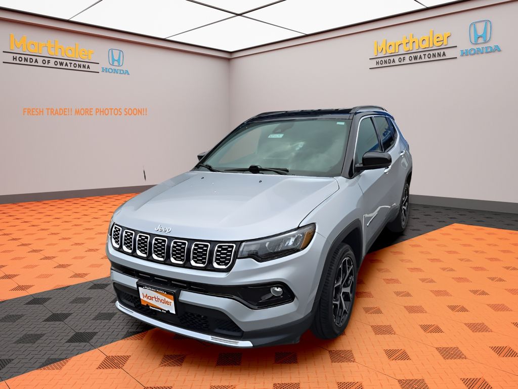 Silver Zynith Metallic Clearcoat 2025 Jeep Compass Limited 4WD SUV / Crossover Four-Wheel Drive 8-Speed Automatic