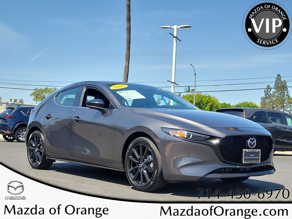Machine Gray Metallic 2026 Mazda MAZDA3 Hatchback Front-Wheel Drive 6-Speed Automatic