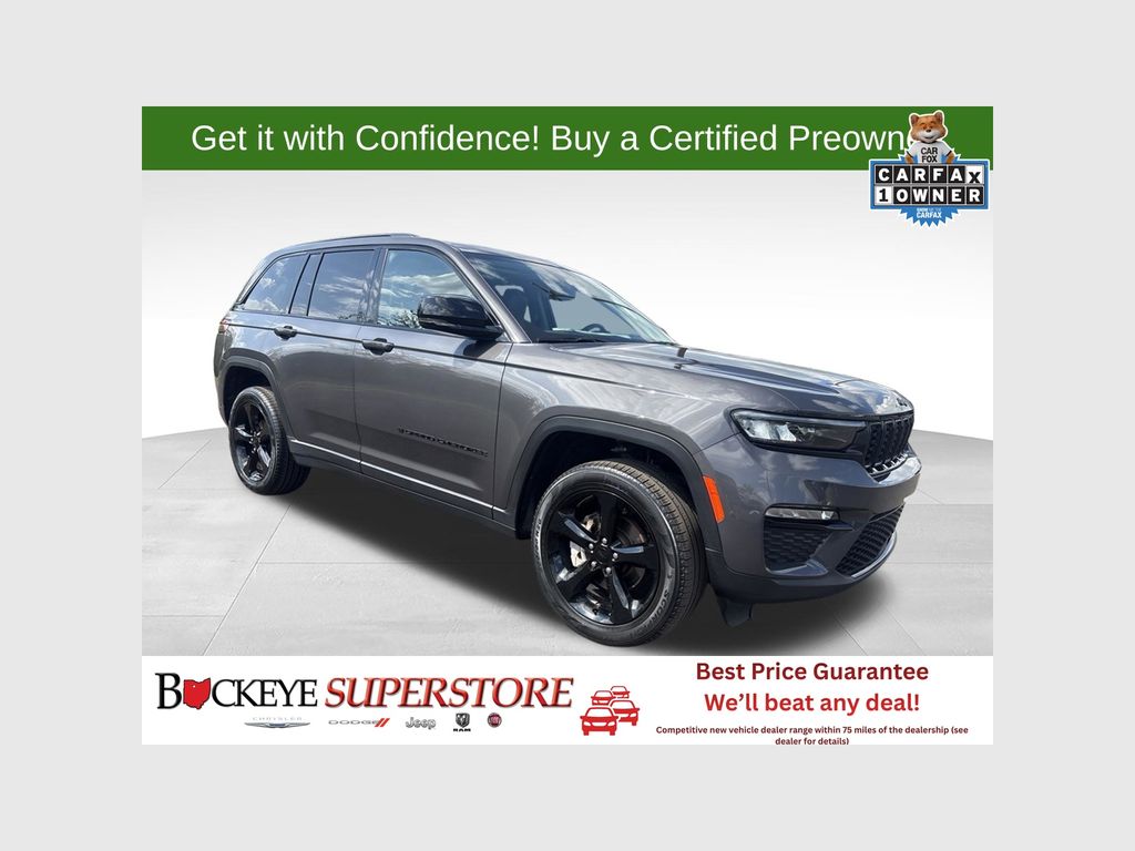 Gray Metallic 2024 Jeep Grand Cherokee SUV / Crossover Four-Wheel Drive 8-Speed Automatic