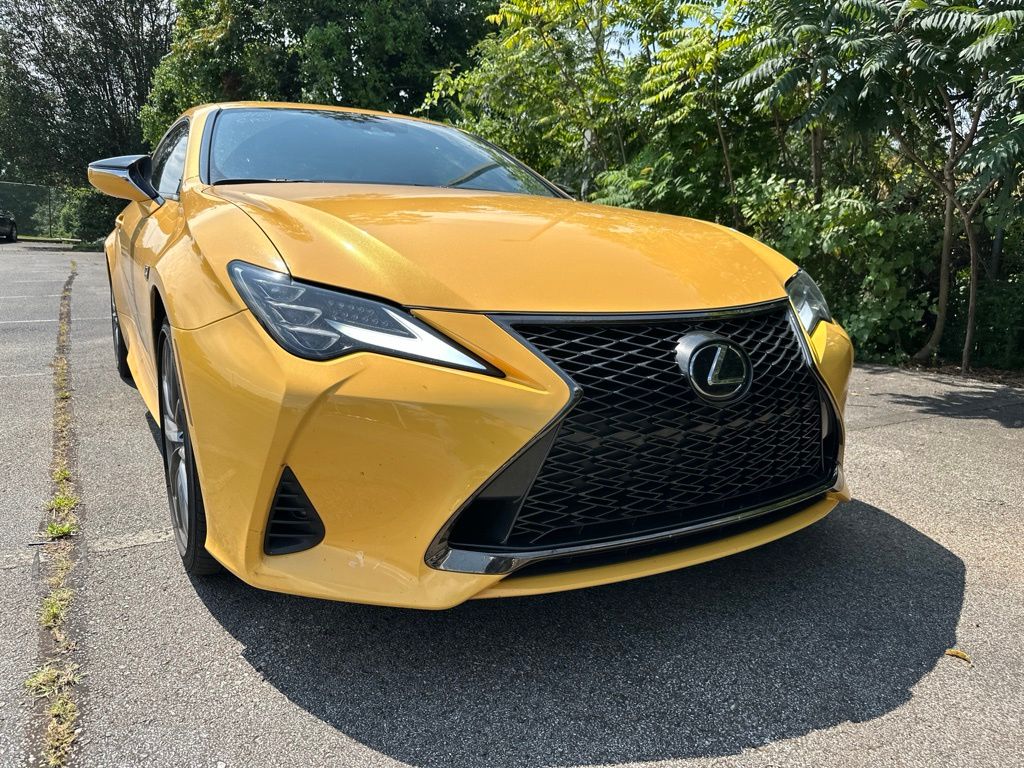 Yellow 2022 Lexus RC Coupe Rear-Wheel Drive 8-Speed Automatic