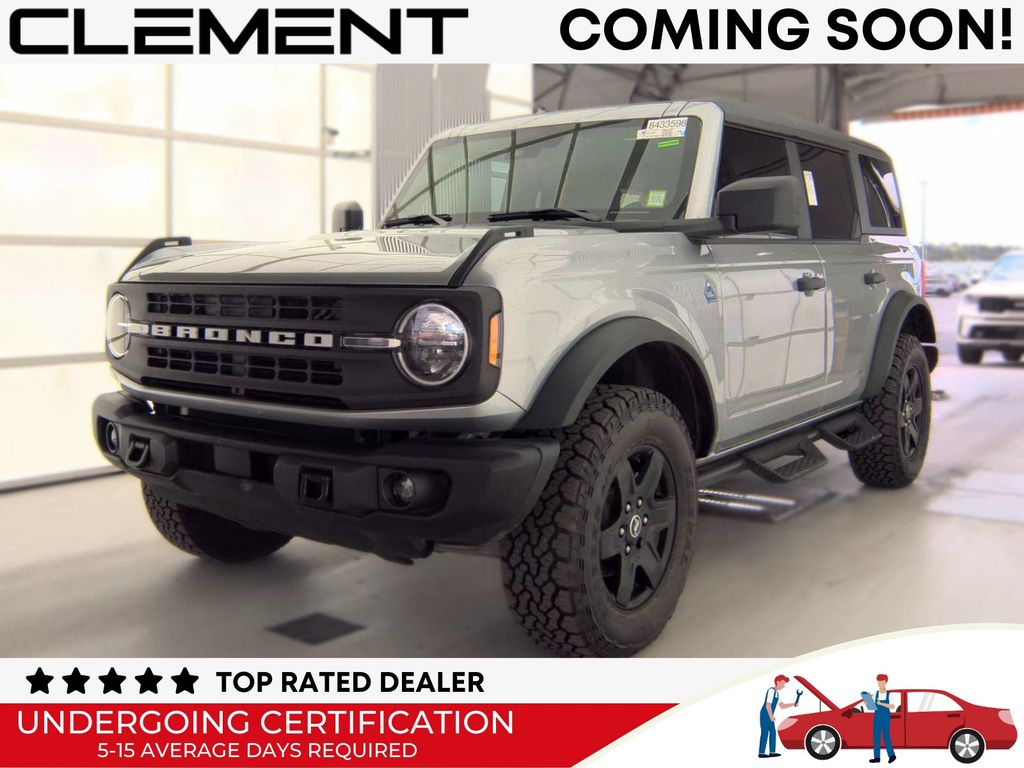 Silver Metallic 2024 Ford Bronco SUV / Crossover Four-Wheel Drive Automatic