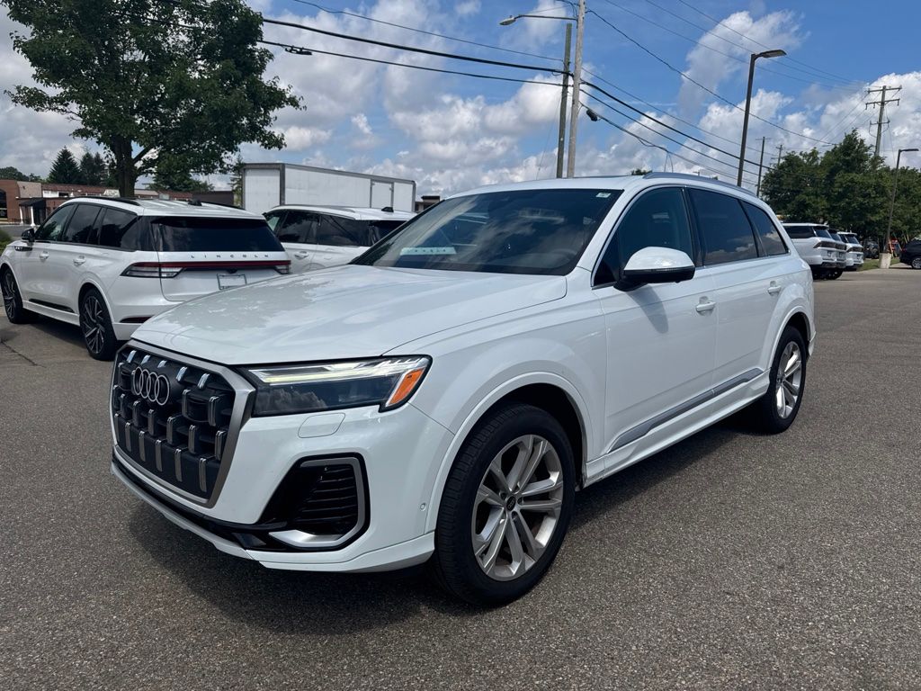 Carrara White 2025 Audi Q7 SUV / Crossover All-Wheel Drive 8-Speed Automatic