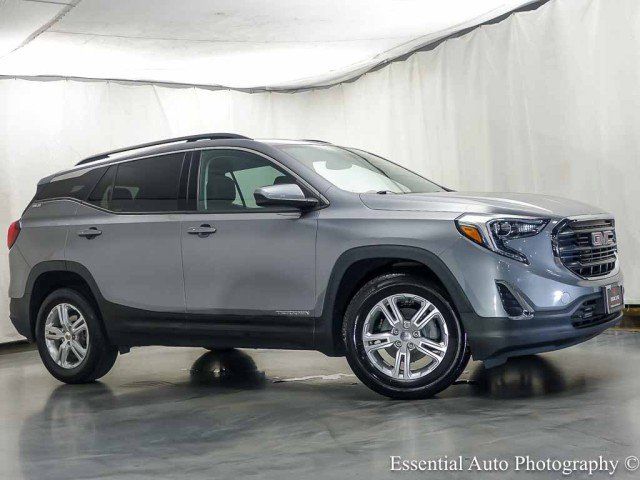 Gray (Satin Steel Metallic) 2020 GMC Terrain SUV / Crossover Four-Wheel Drive 9-Speed Automatic