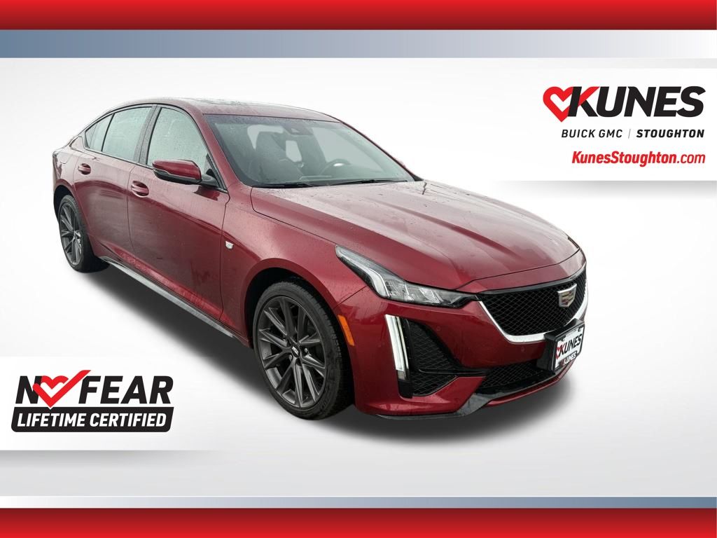 Radiant Red Tintcoat 2024 Cadillac CT5 Sport AWD Sedan All-Wheel Drive Automatic