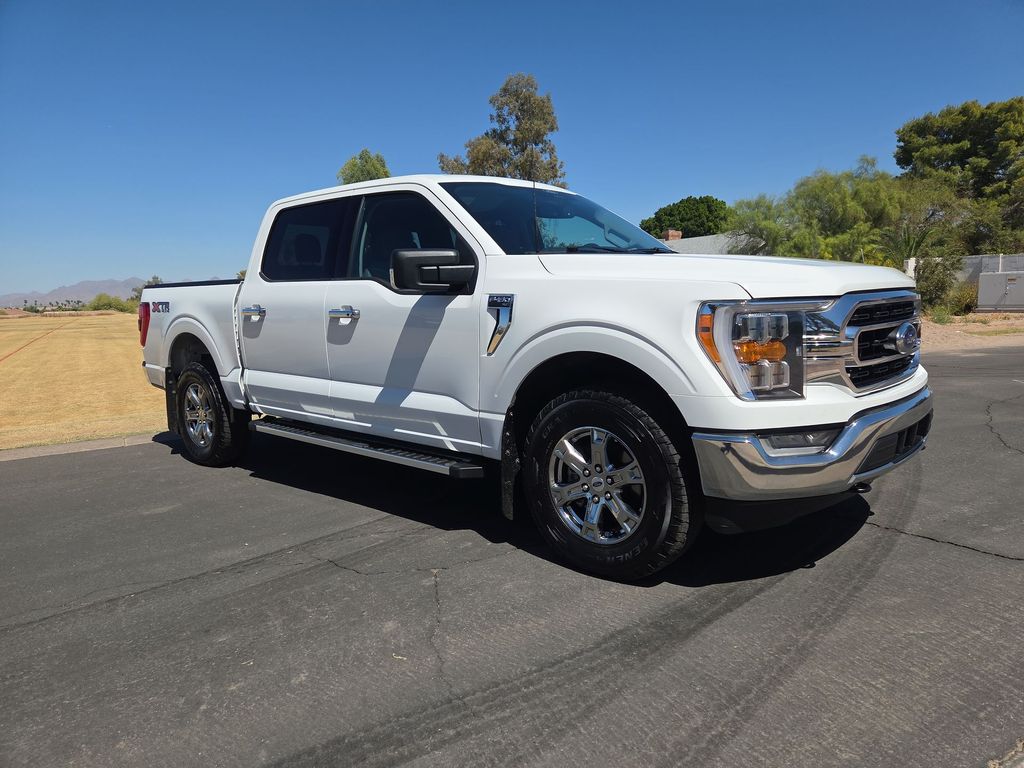 Oxford White 2022 Ford F-150 Pickup Truck Four-Wheel Drive Automatic