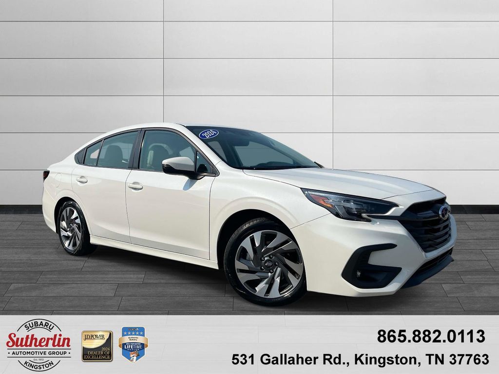 Crystal White Pearl 2024 Subaru Legacy Sedan All-Wheel Drive Continuously Variable Transmission