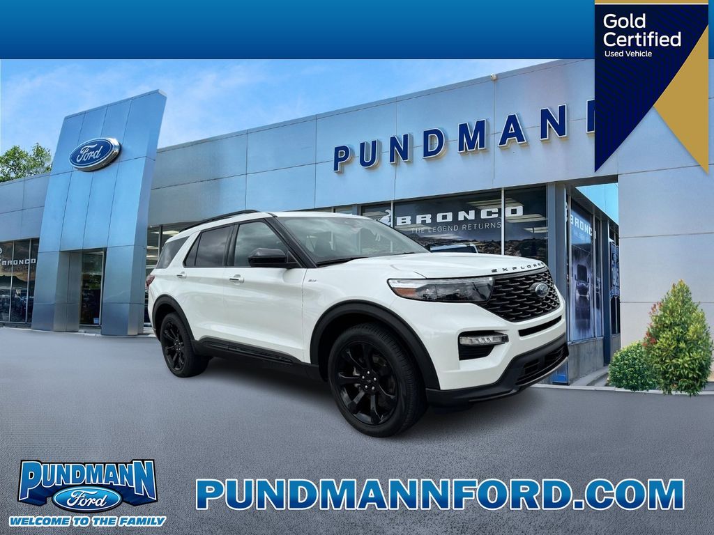 White Metallic 2024 Ford Explorer SUV / Crossover All-Wheel Drive Automatic