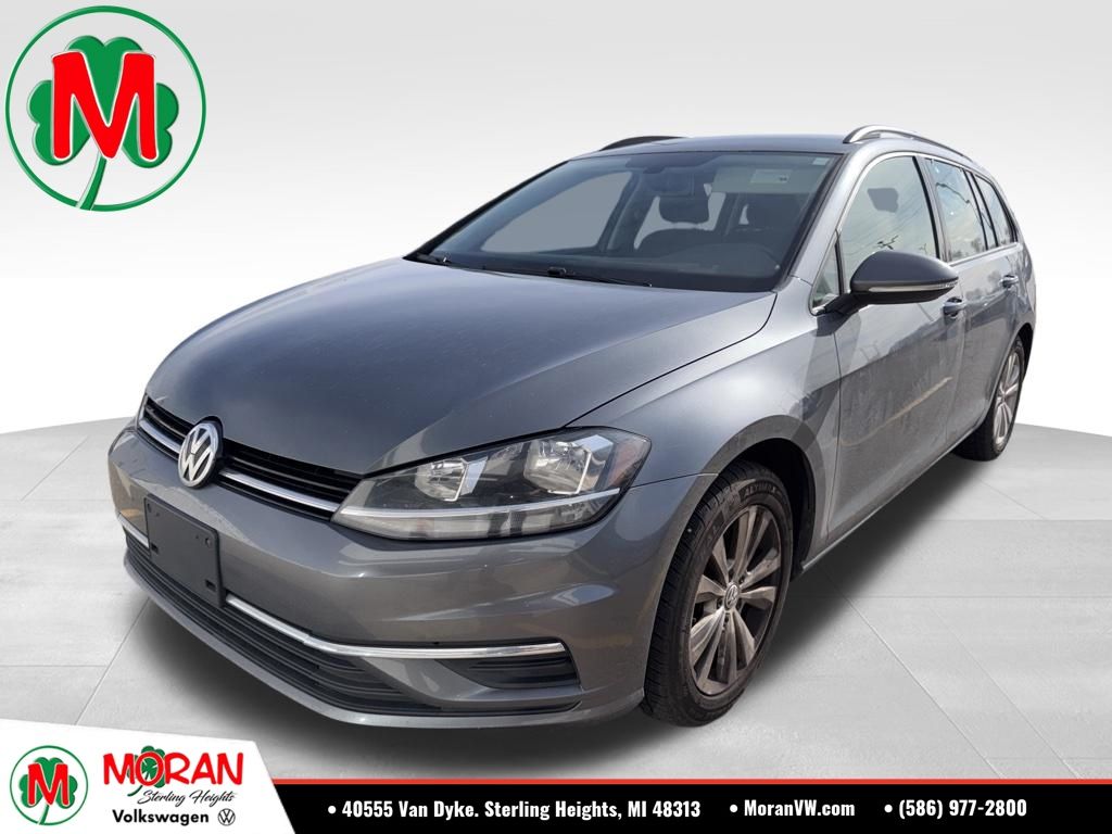 Platinum Gray Metallic 2018 Volkswagen Golf SportWagen 1.8T S 4Motion AWD Wagon All-Wheel Drive 6-Speed Dual Clutch