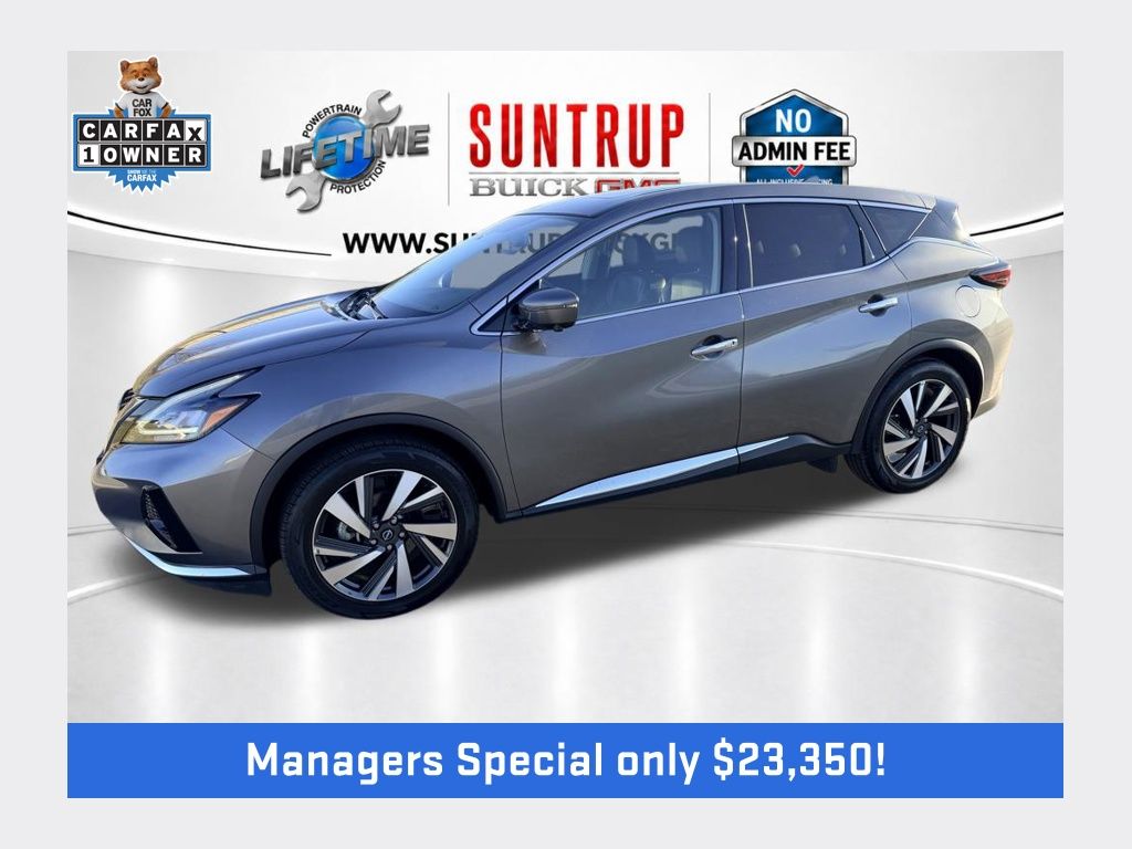 Gray (Gun Metallic) 2023 Nissan Murano SL AWD SUV / Crossover All-Wheel Drive Continuously Variable Transmission