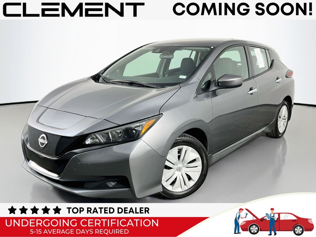 Gray (Gun Metallic) 2023 Nissan LEAF Hatchback Front-Wheel Drive Automatic