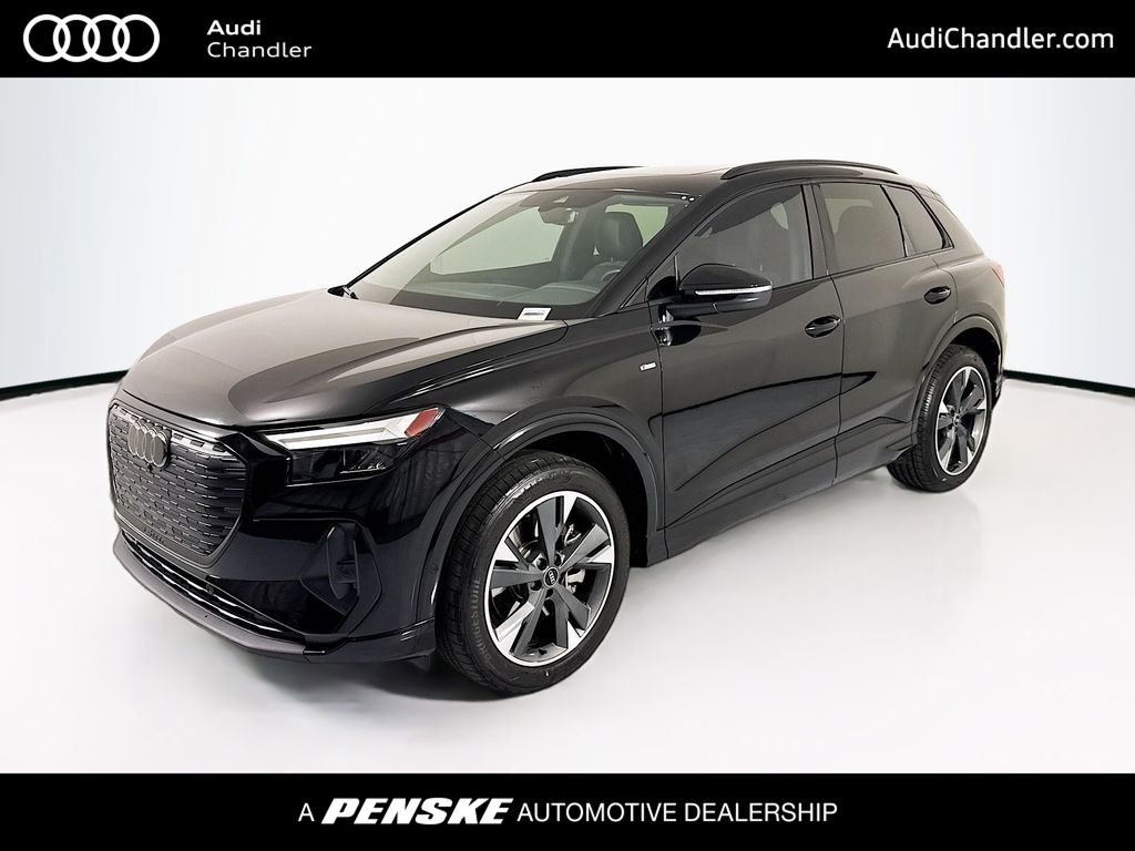 Mythos Black Metallic 2023 Audi Q4 e-tron SUV / Crossover All-Wheel Drive Automatic
