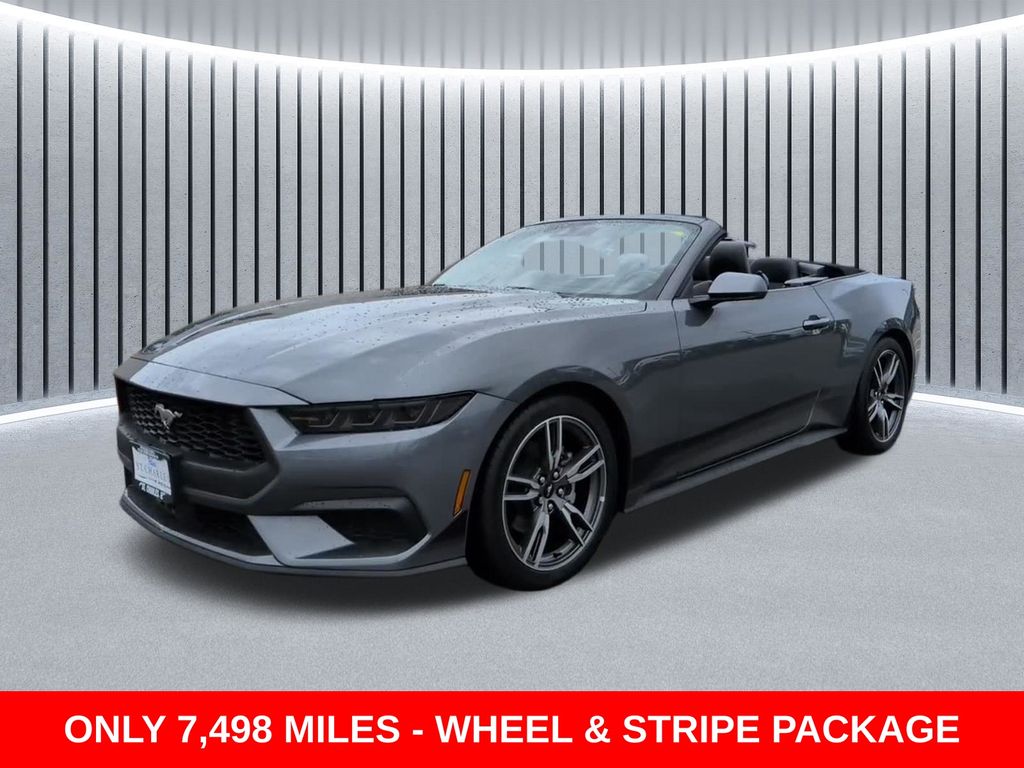 Carbonized Gray Metallic 2025 Ford Mustang Convertible Rear-Wheel Drive Automatic
