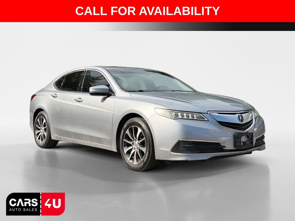 Silver 2017 Acura TLX Sedan Front-Wheel Drive 8-Speed Dual Clutch