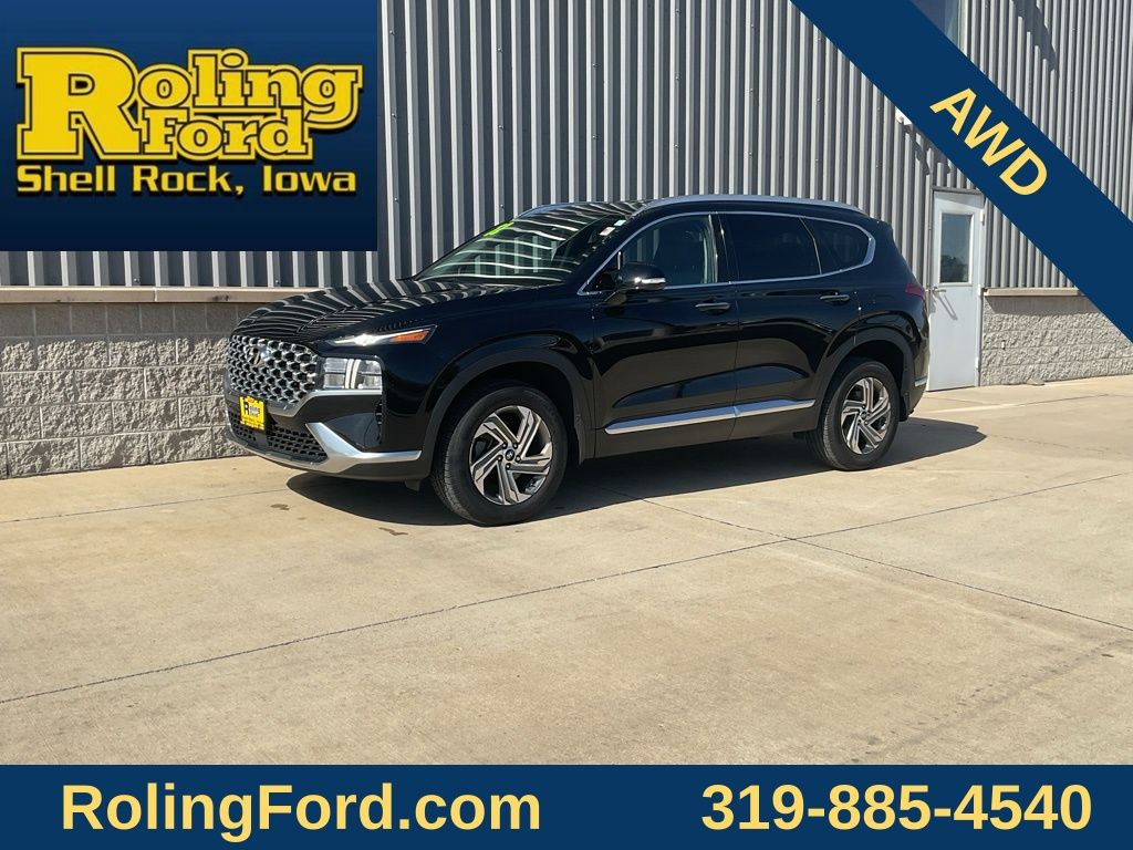 Twilight Black 2022 Hyundai Santa Fe SEL AWD SUV / Crossover All-Wheel Drive 8-Speed Automatic