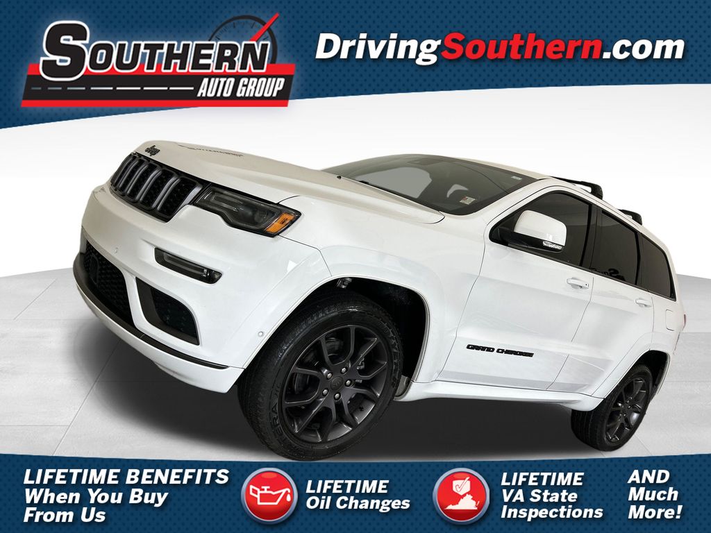 Bright White Clearcoat 2020 Jeep Grand Cherokee SUV / Crossover Four-Wheel Drive 8-Speed Automatic
