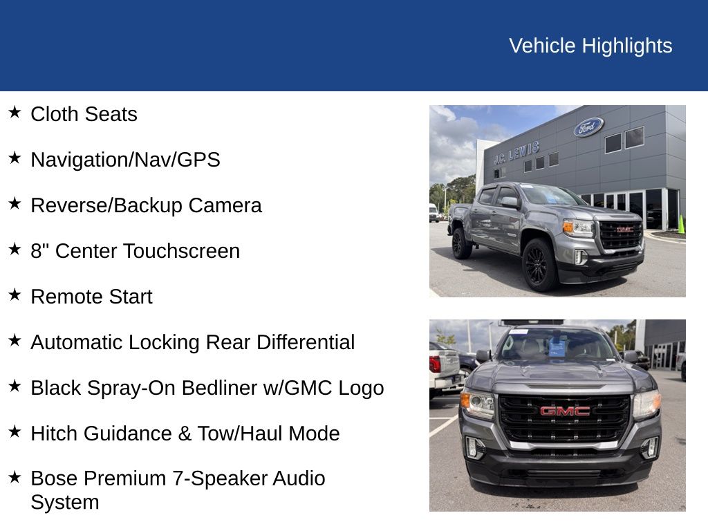2021 GMC Canyon Elevation