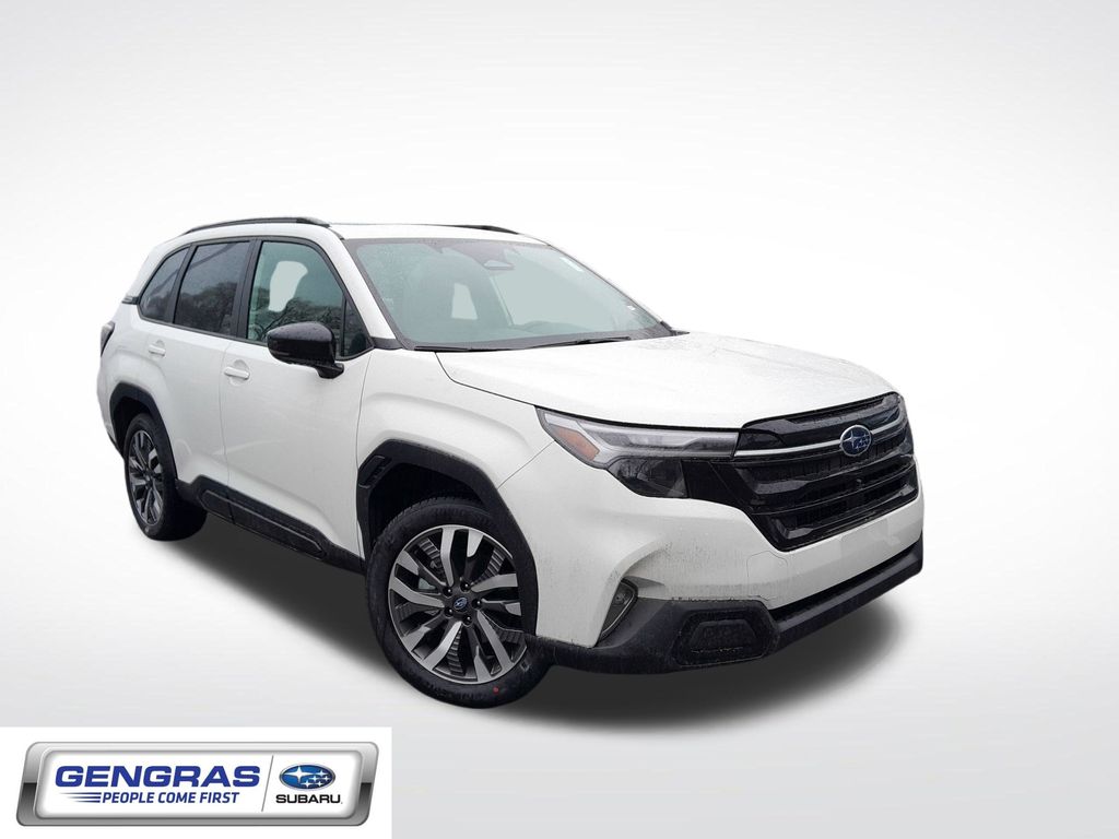 Crystal White Pearl 2026 Subaru Forester Touring Crossover AWD SUV / Crossover All-Wheel Drive Continuously Variable Transmission