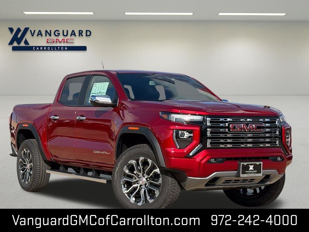 Volcanic Red Tintcoat 2026 GMC Canyon Pickup Truck Four-Wheel Drive 8-Speed Automatic
