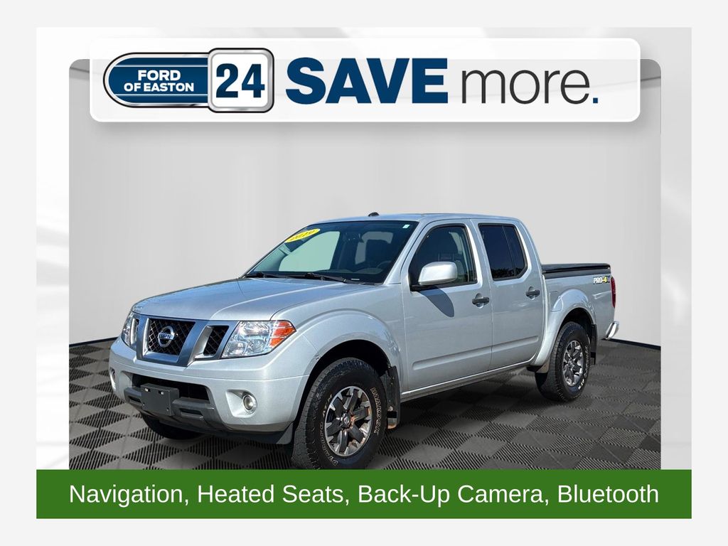 Brilliant Silver Metallic 2019 Nissan Frontier Pickup Truck Four-Wheel Drive 5-Speed Automatic Overdrive