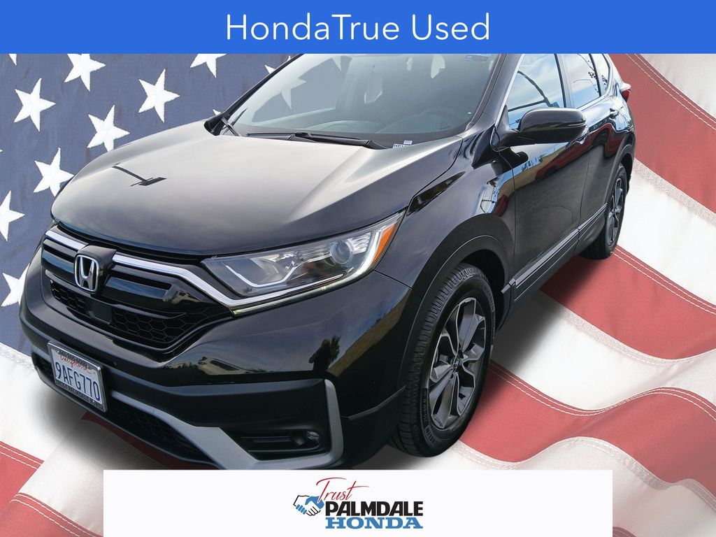 Crystal Black Pearl 2022 Honda CR-V EX FWD SUV / Crossover Front-Wheel Drive Continuously Variable Transmission