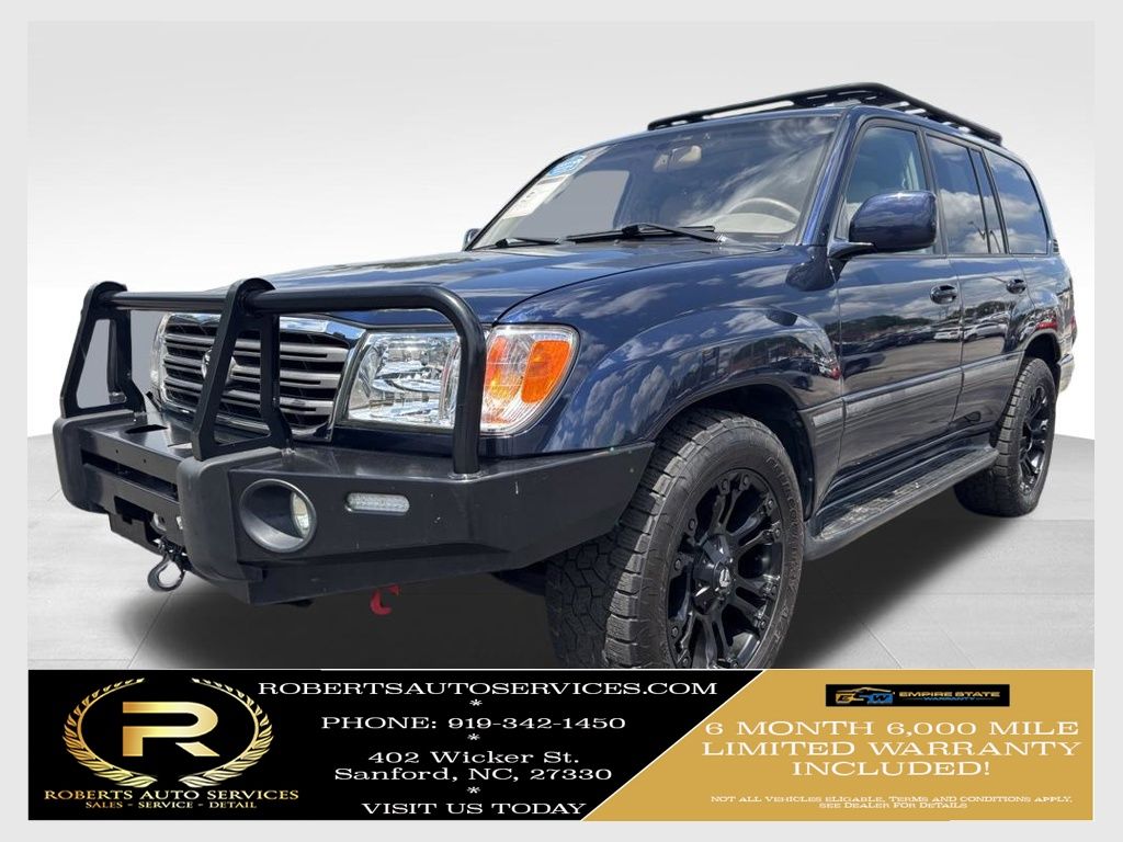 Atlantis Blue Mica 2004 Toyota Land Cruiser SUV / Crossover All-Wheel Drive 5-Speed Automatic Overdrive