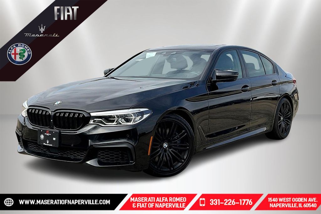 Black Sapphire Metallic 2019 BMW 5 Series M550i xDrive Sedan AWD Sedan All-Wheel Drive 8-Speed Automatic